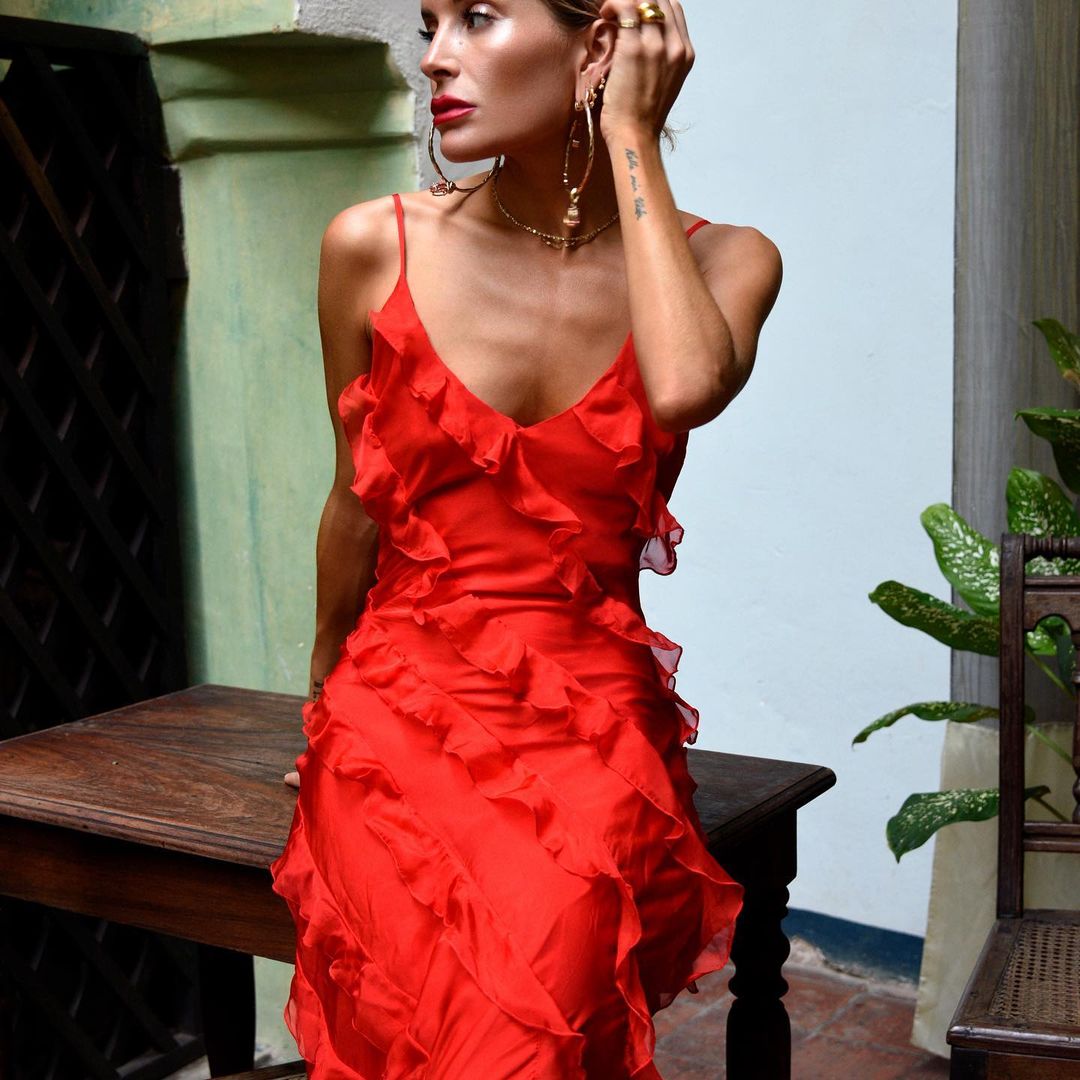 ZARA | Ruffled Dress