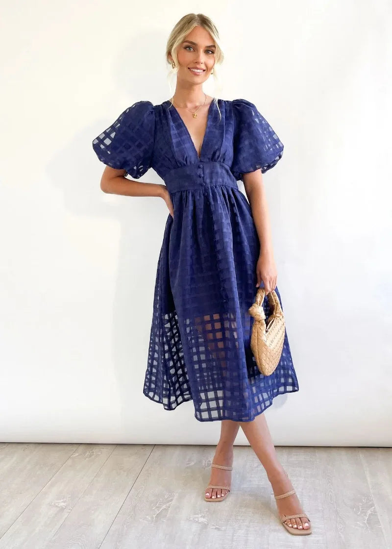 LENA | Puff Sleeve Dress