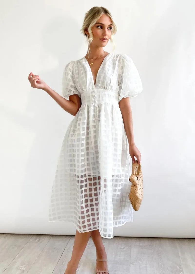 LENA | Puff Sleeve Dress