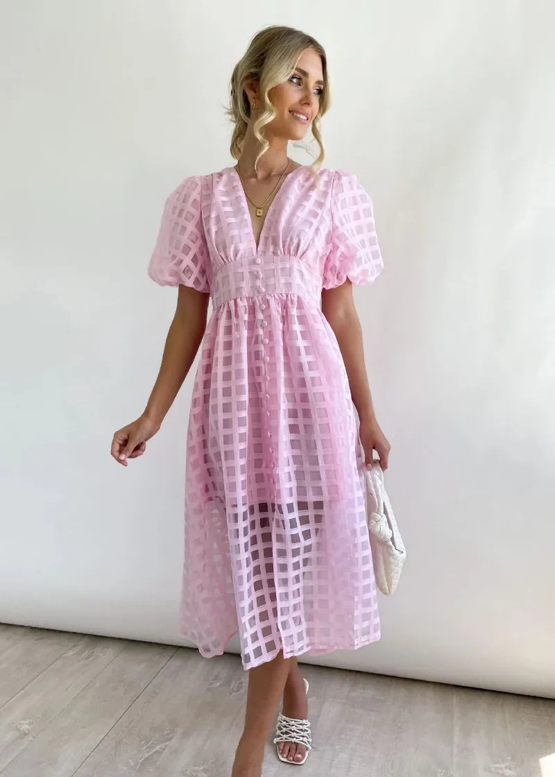 LENA | Puff Sleeve Dress