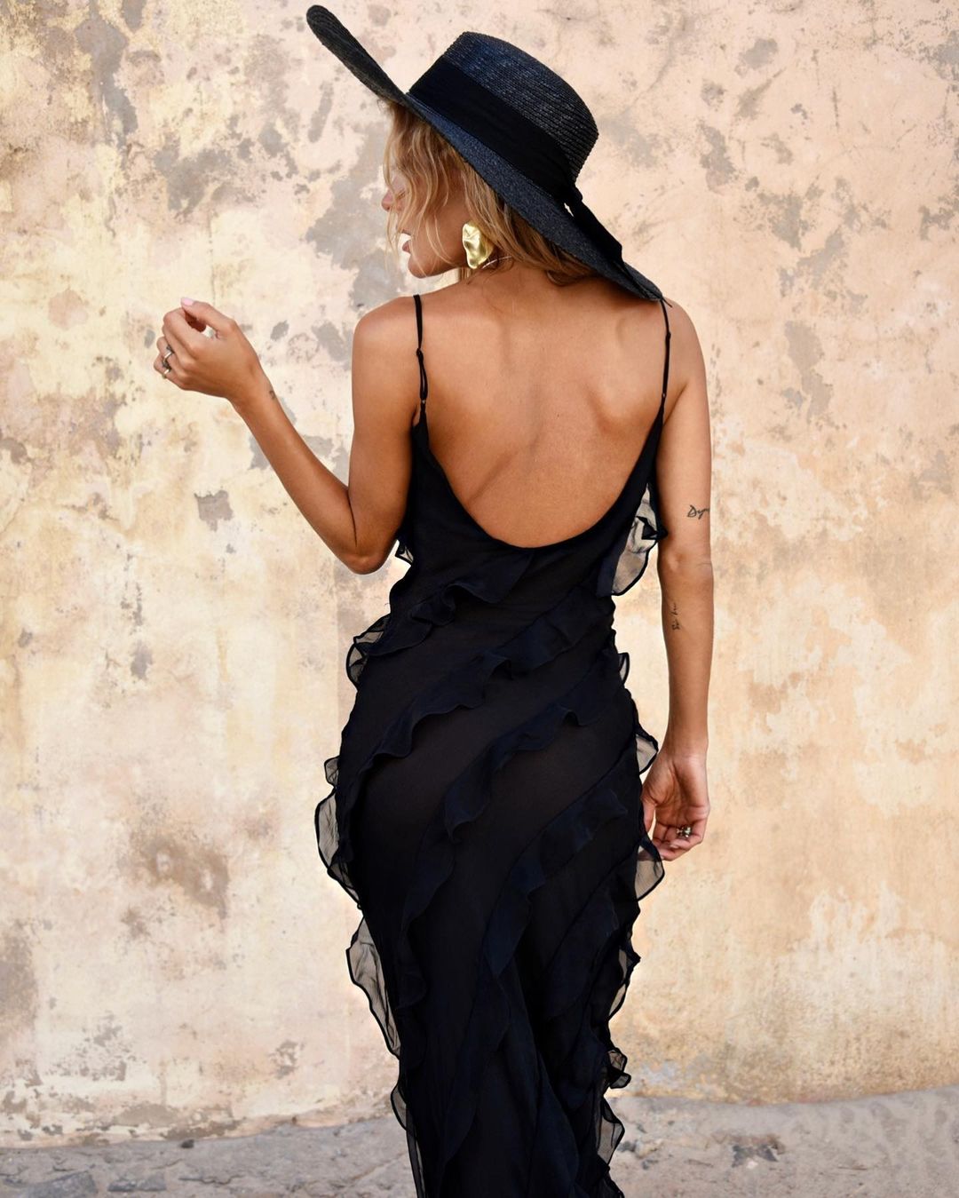 ZARA | Ruffled Dress