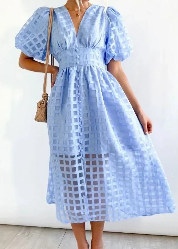 LENA | Puff Sleeve Dress