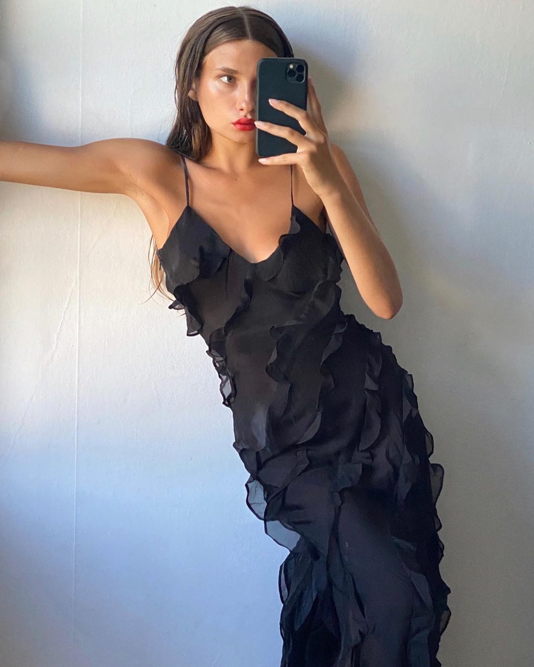 ZARA | Ruffled Dress