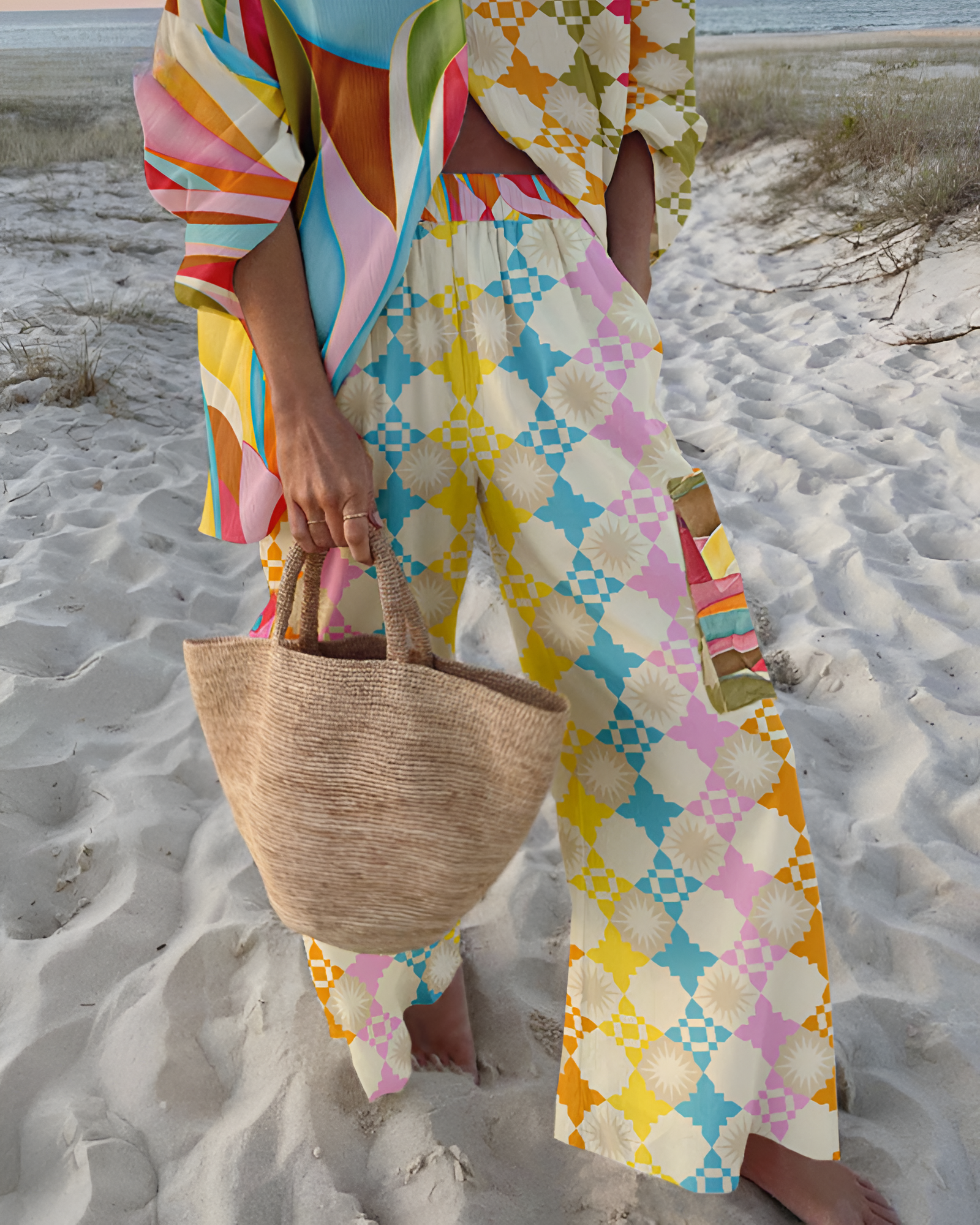 SILVIA | Chic Print Set