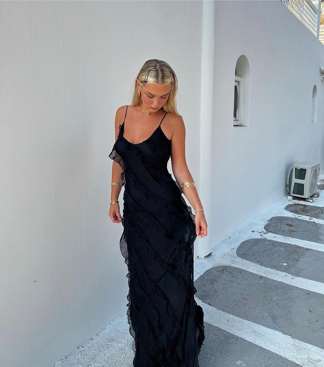 ZARA | Ruffled Dress