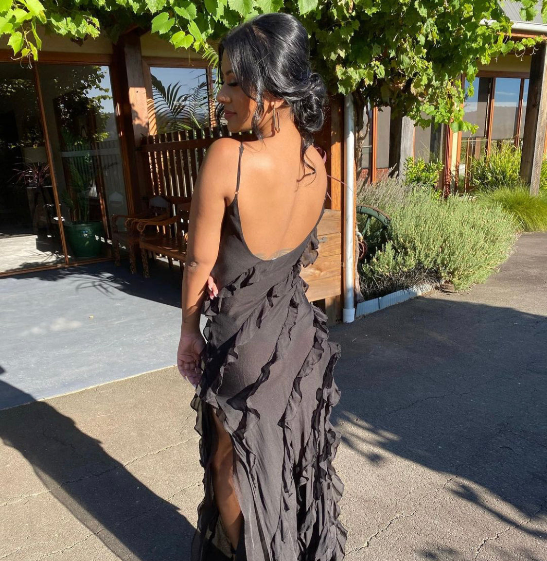 ZARA | Ruffled Dress