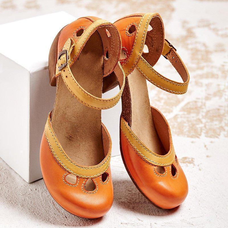 ALICE | Orthopedic sandals with low heels