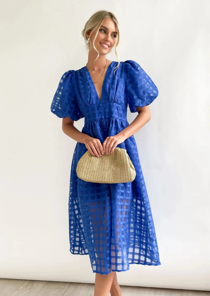 LENA | Puff Sleeve Dress