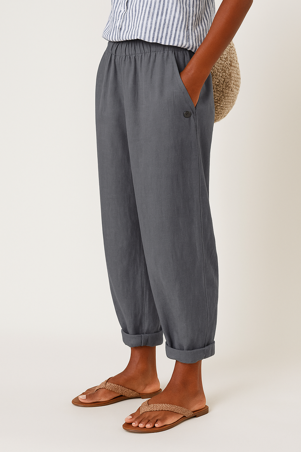 CHICA | Stylish Pants With Side Pockets