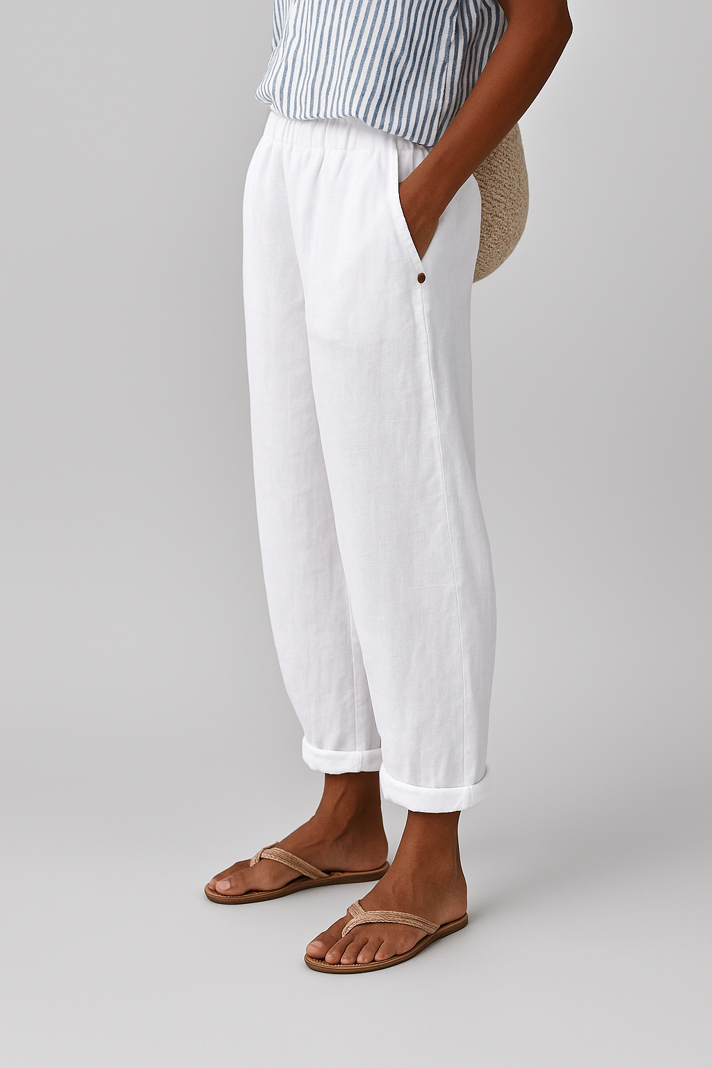 CHICA | Stylish Pants With Side Pockets