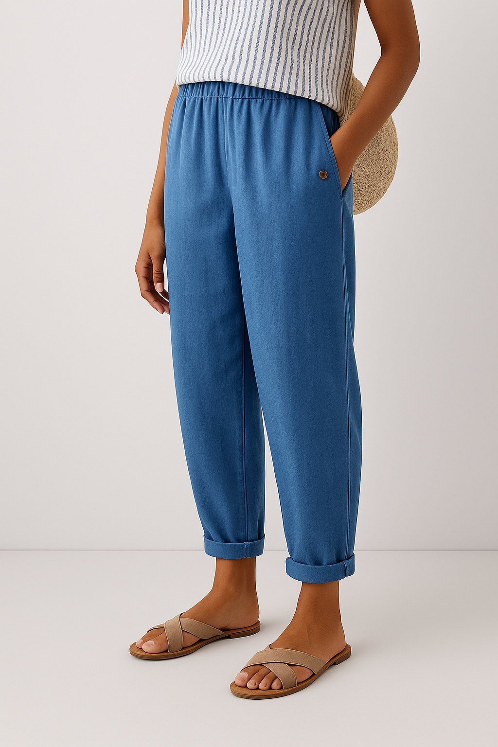 CHICA | Stylish Pants With Side Pockets