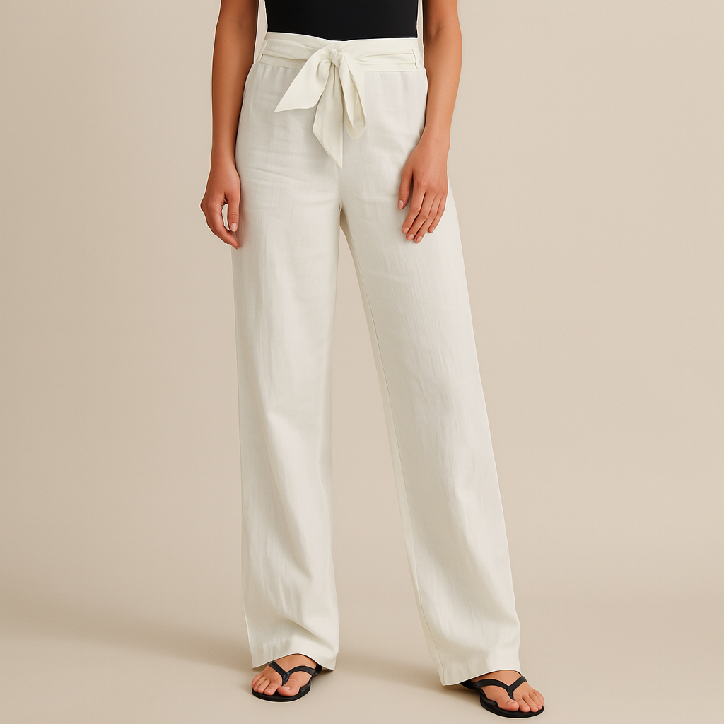 CHARLOTTE | Modern, Lightweight Linen Trousers