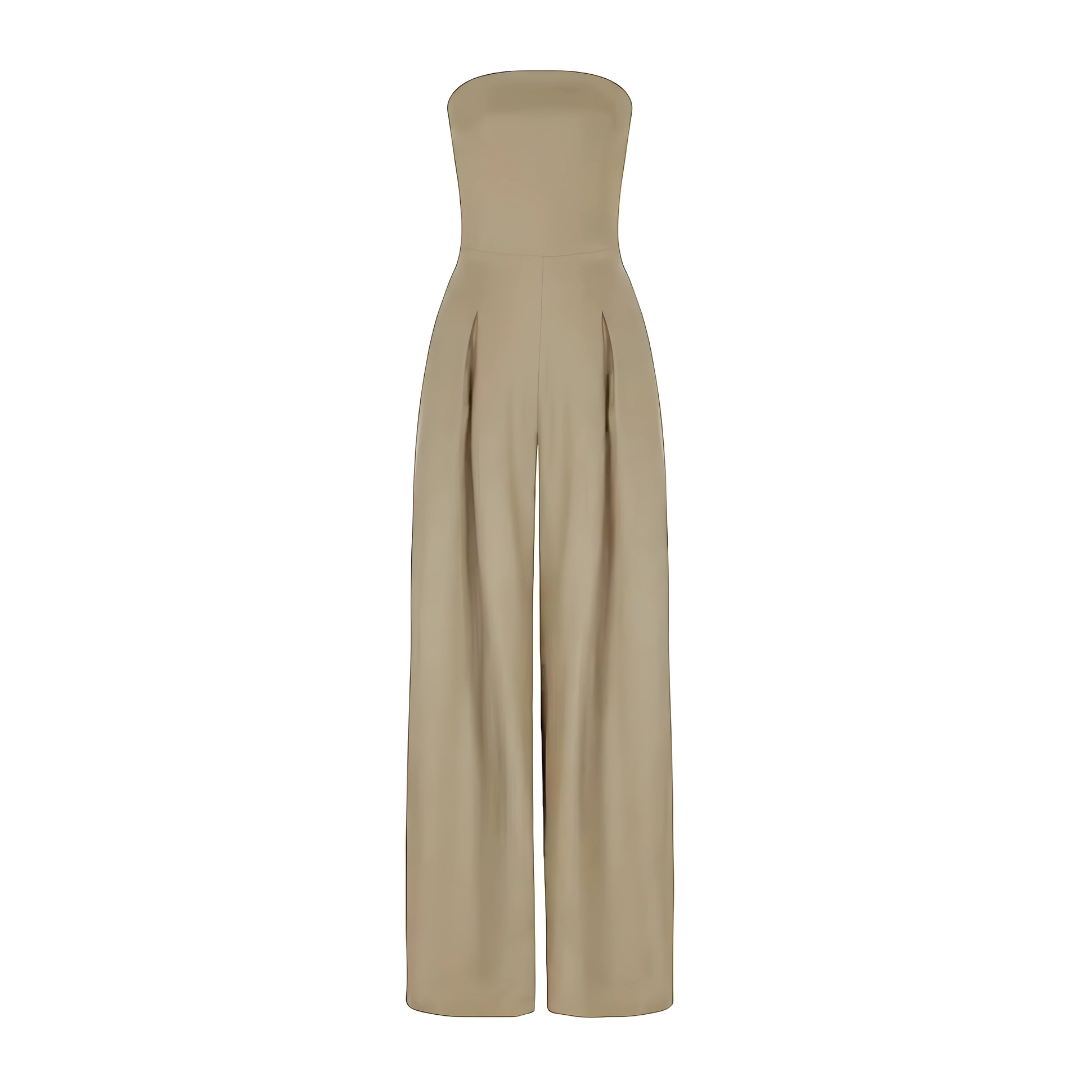 MILENA | Elegant Strapless Jumpsuit