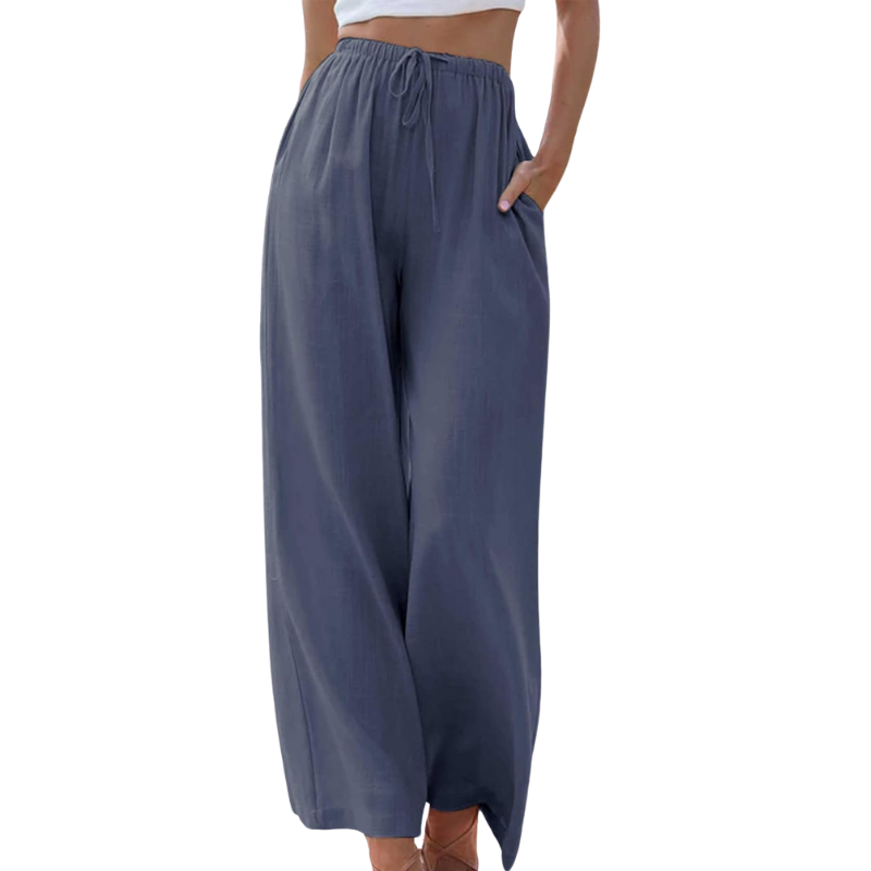RUTH | Elegant cotton and linen trousers