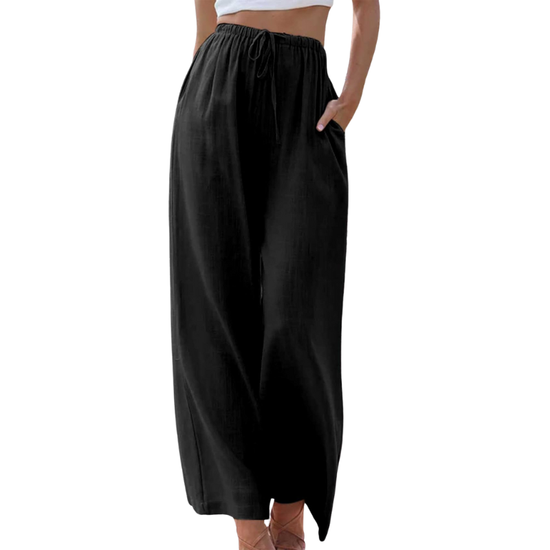 RUTH | Elegant cotton and linen trousers