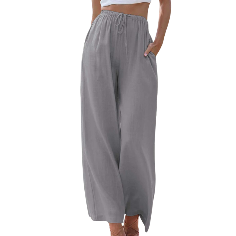 RUTH | Elegant cotton and linen trousers