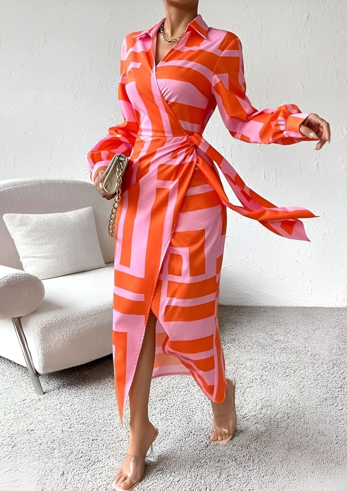 BELÉN | Wrap Dress with Print