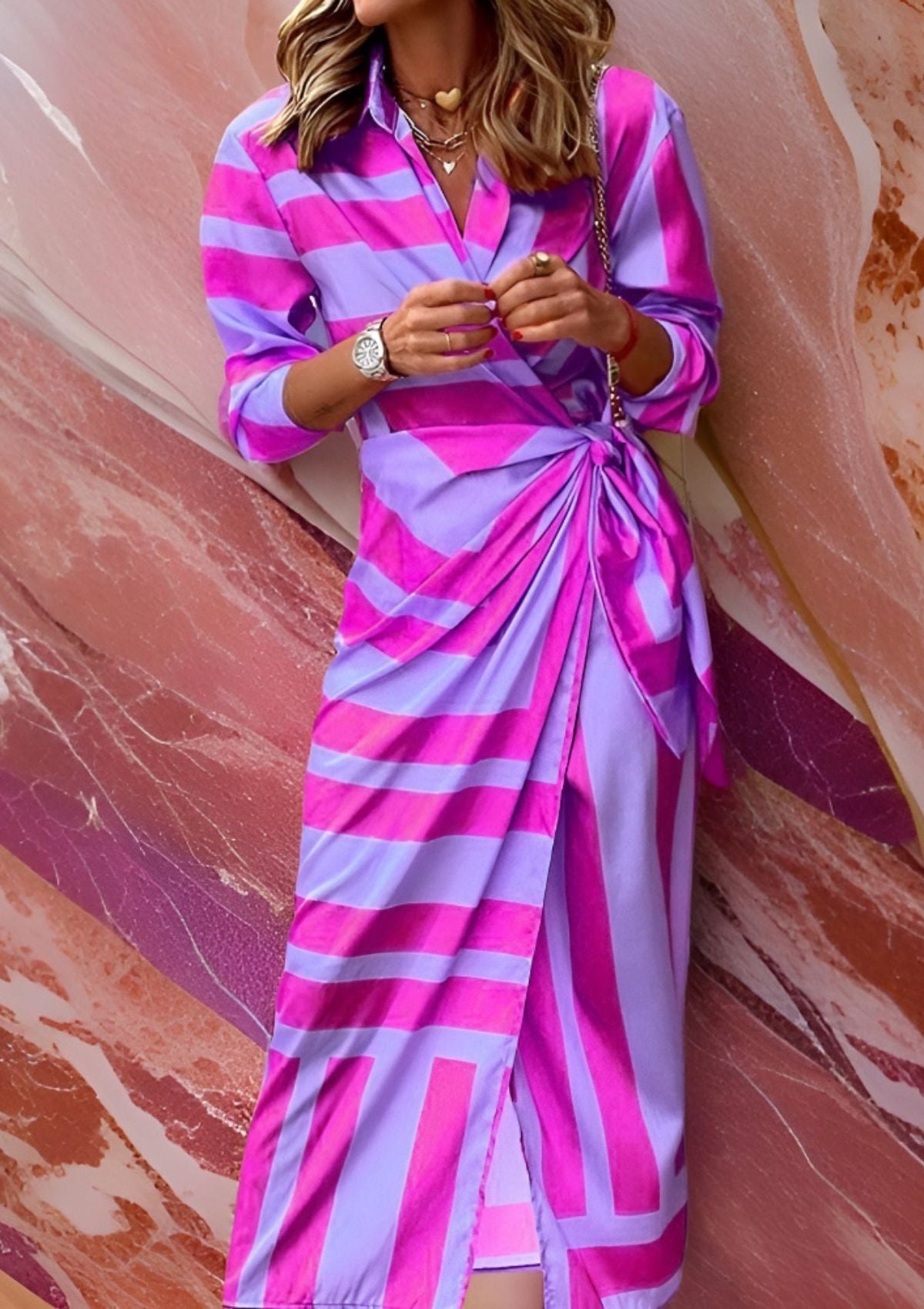 BELÉN | Wrap Dress with Print