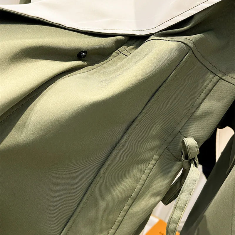 NATI | Two-Layer Hooded Jacket with Snap and Zip Closure