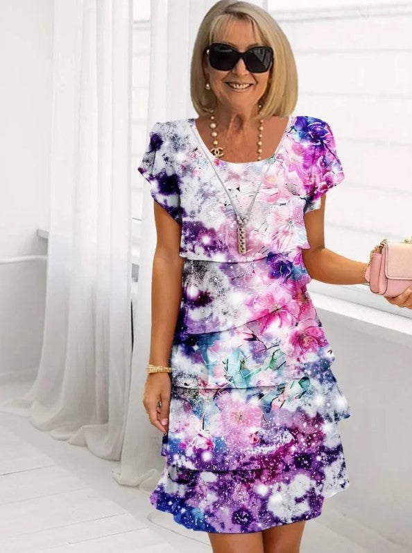 LYRA | Graceful Floral Elegance Dress