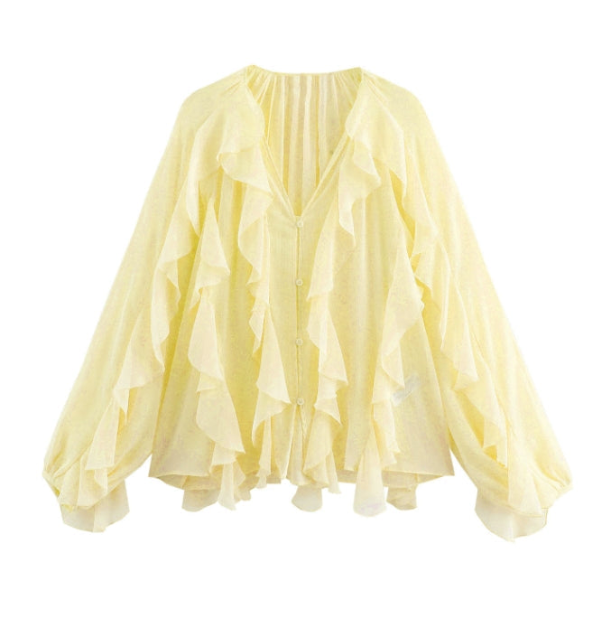 PILAR | Ruffled Blouse
