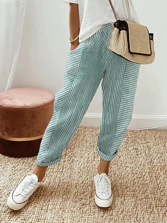 CLARA | Striped Pants