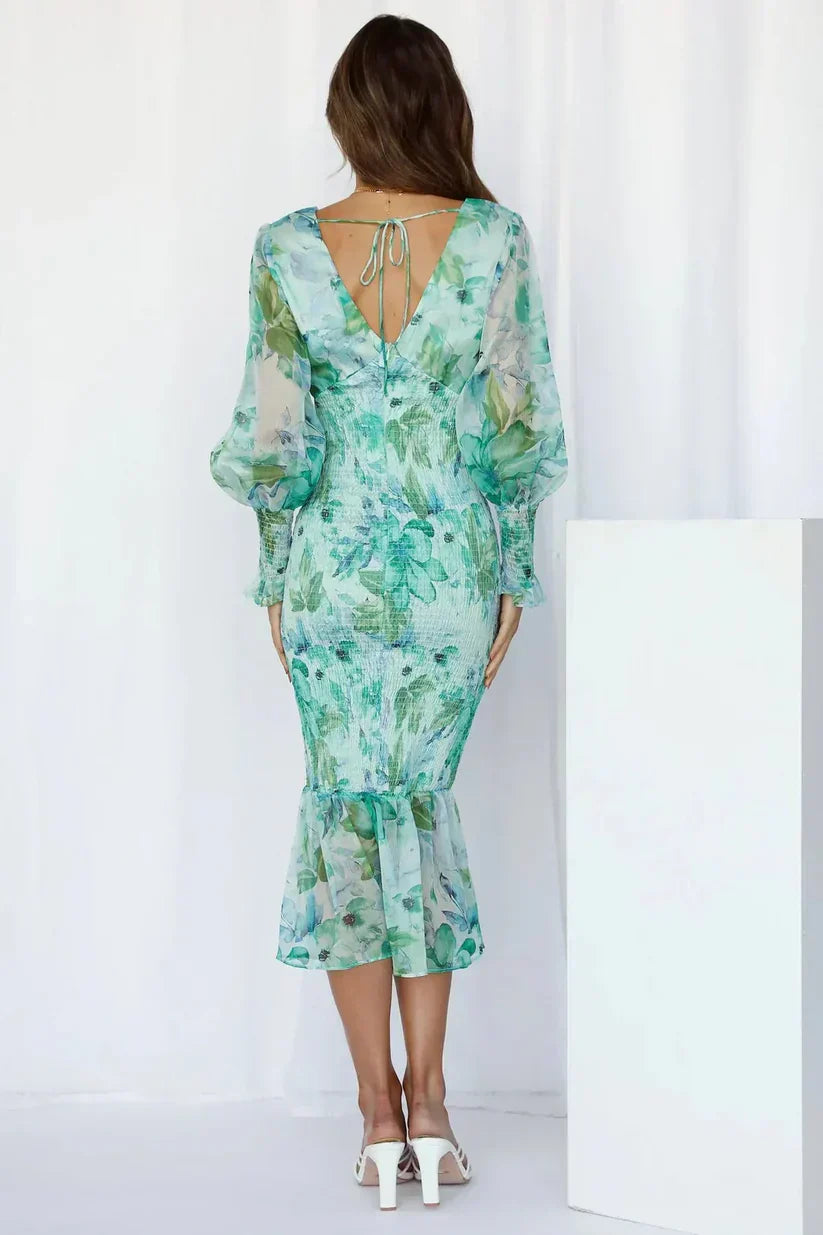 MILEY | Dress with Floral Print