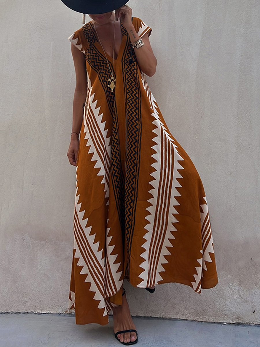 NOELIA | Sleeveless Dress with V-Neck