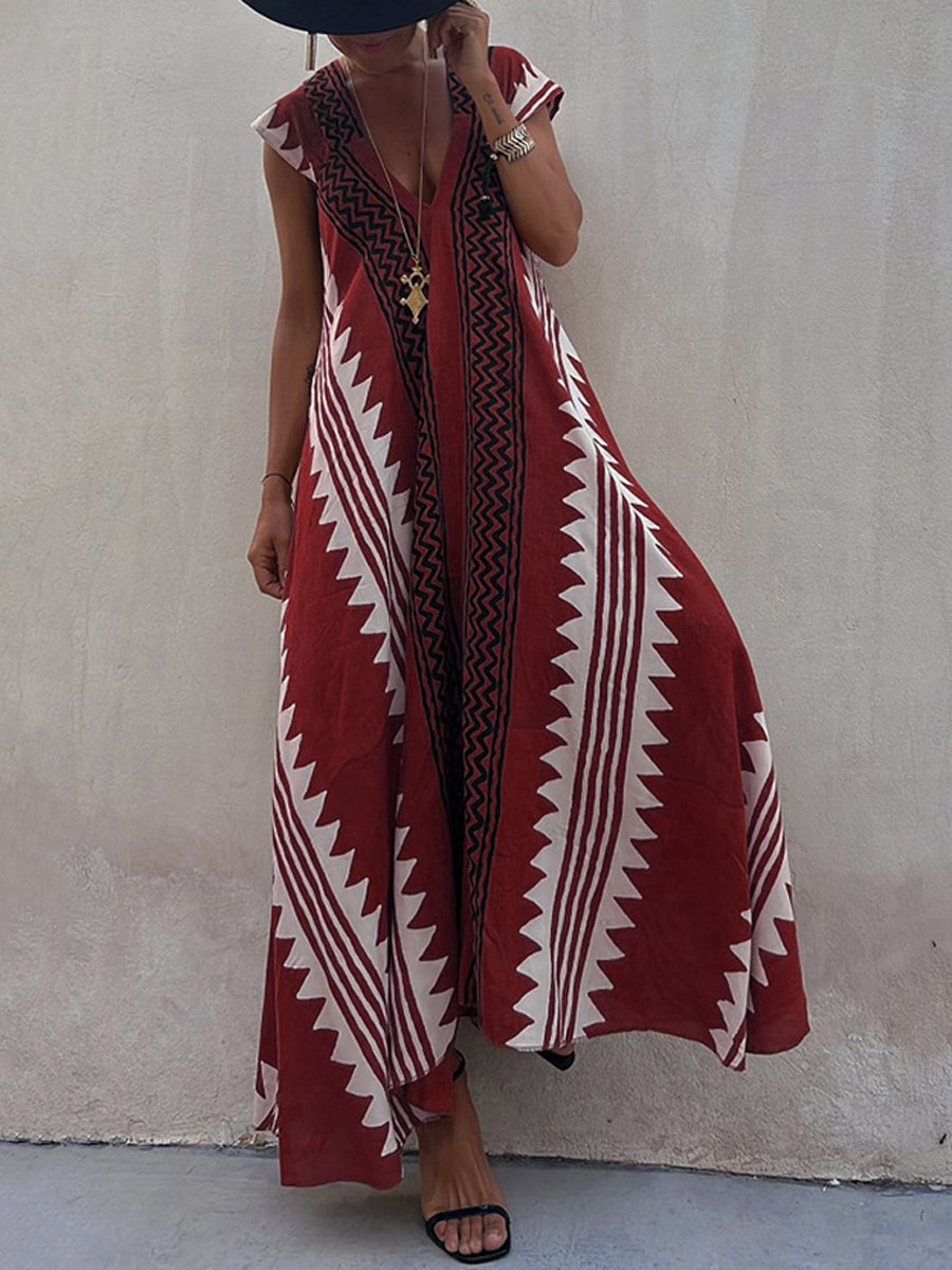 NOELIA | Sleeveless Dress with V-Neck