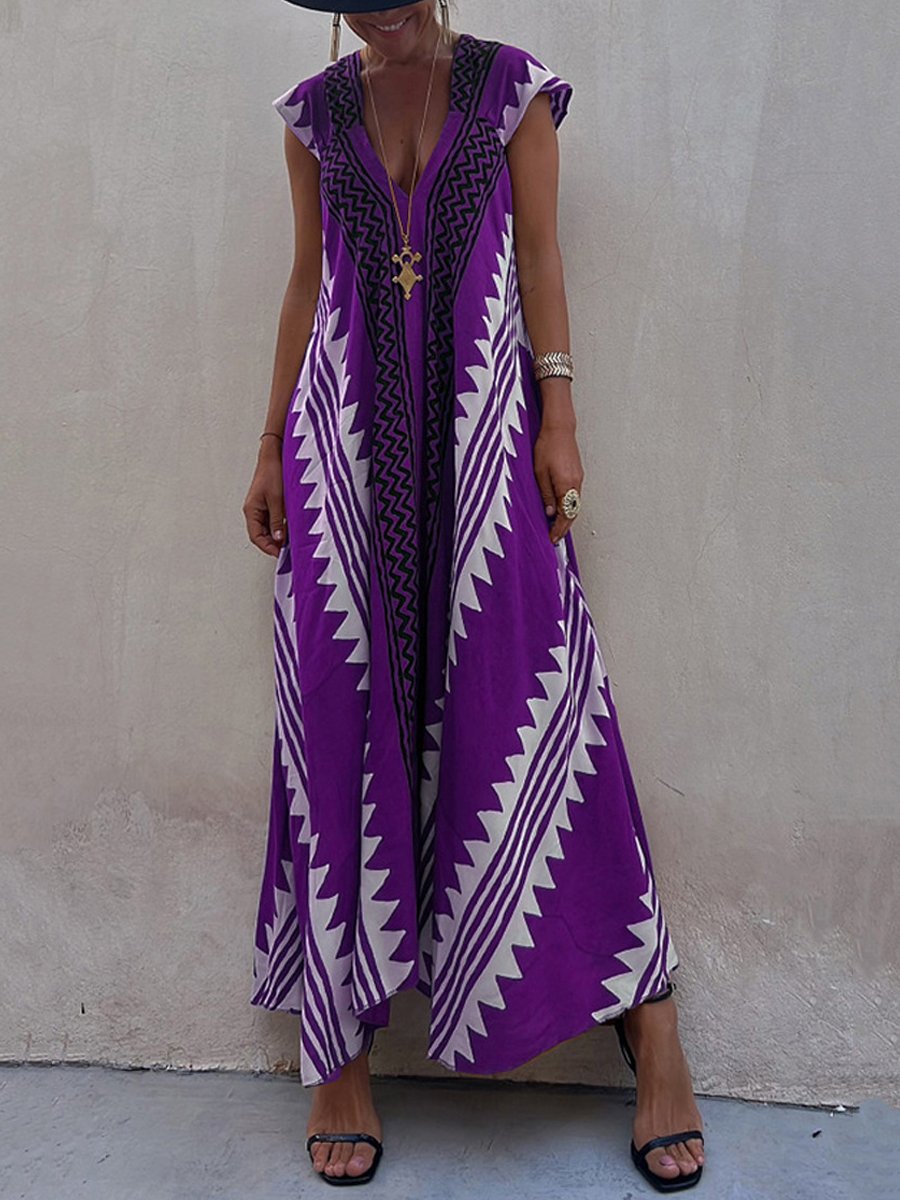 NOELIA | Sleeveless Dress with V-Neck