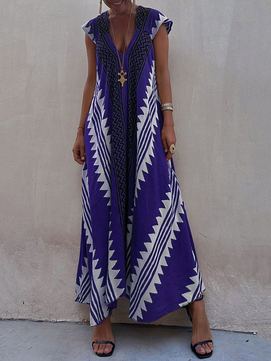 NOELIA | Sleeveless Dress with V-Neck