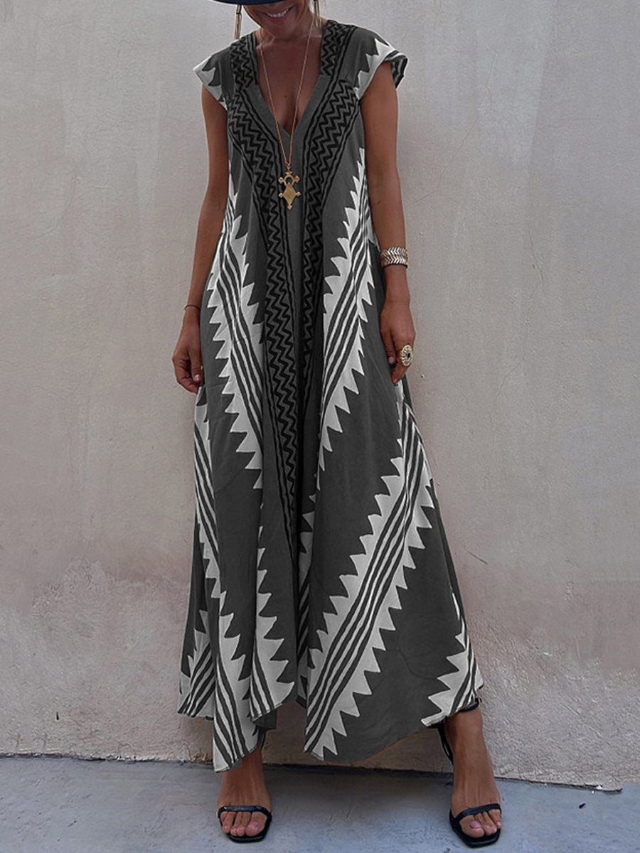NOELIA | Sleeveless Dress with V-Neck