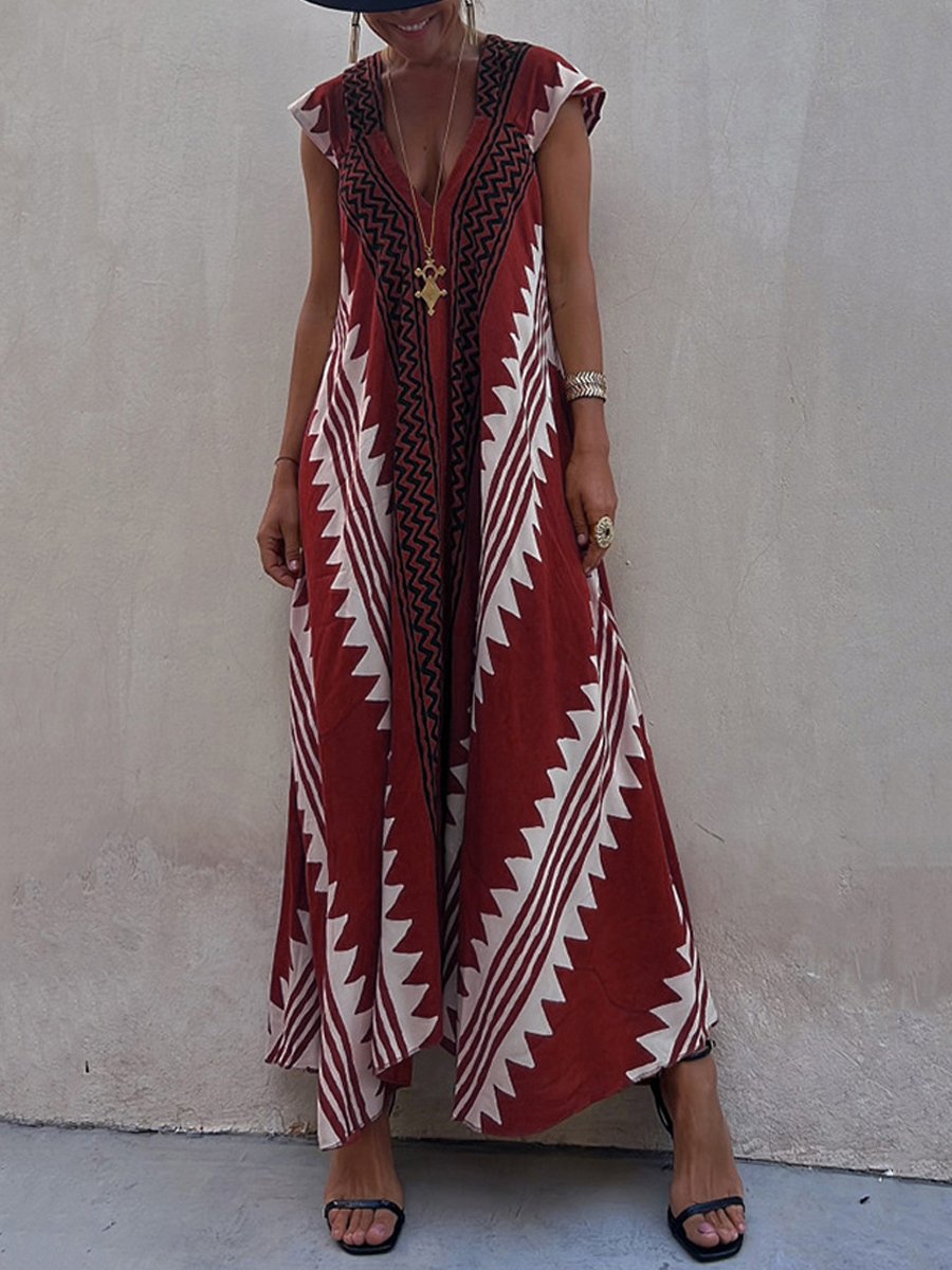 NOELIA | Sleeveless Dress with V-Neck