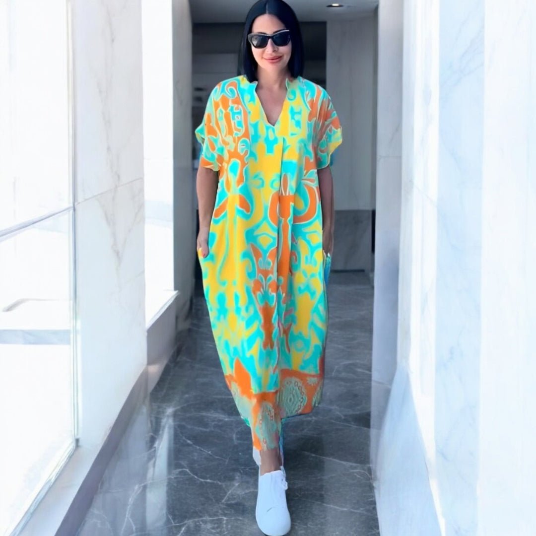 LENA | Elegant Floral Dress
