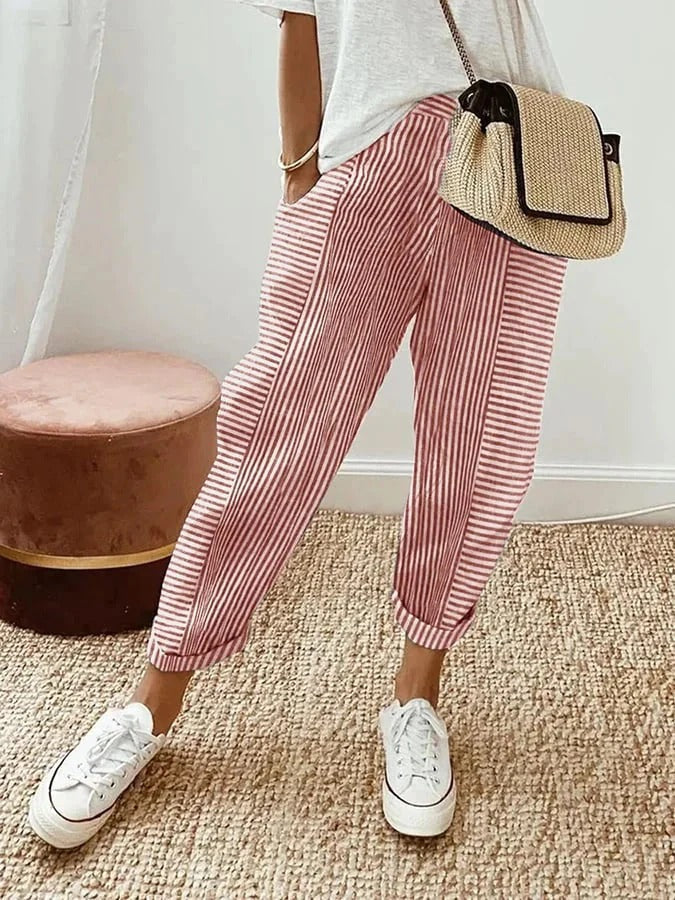 CLARA | Striped Pants