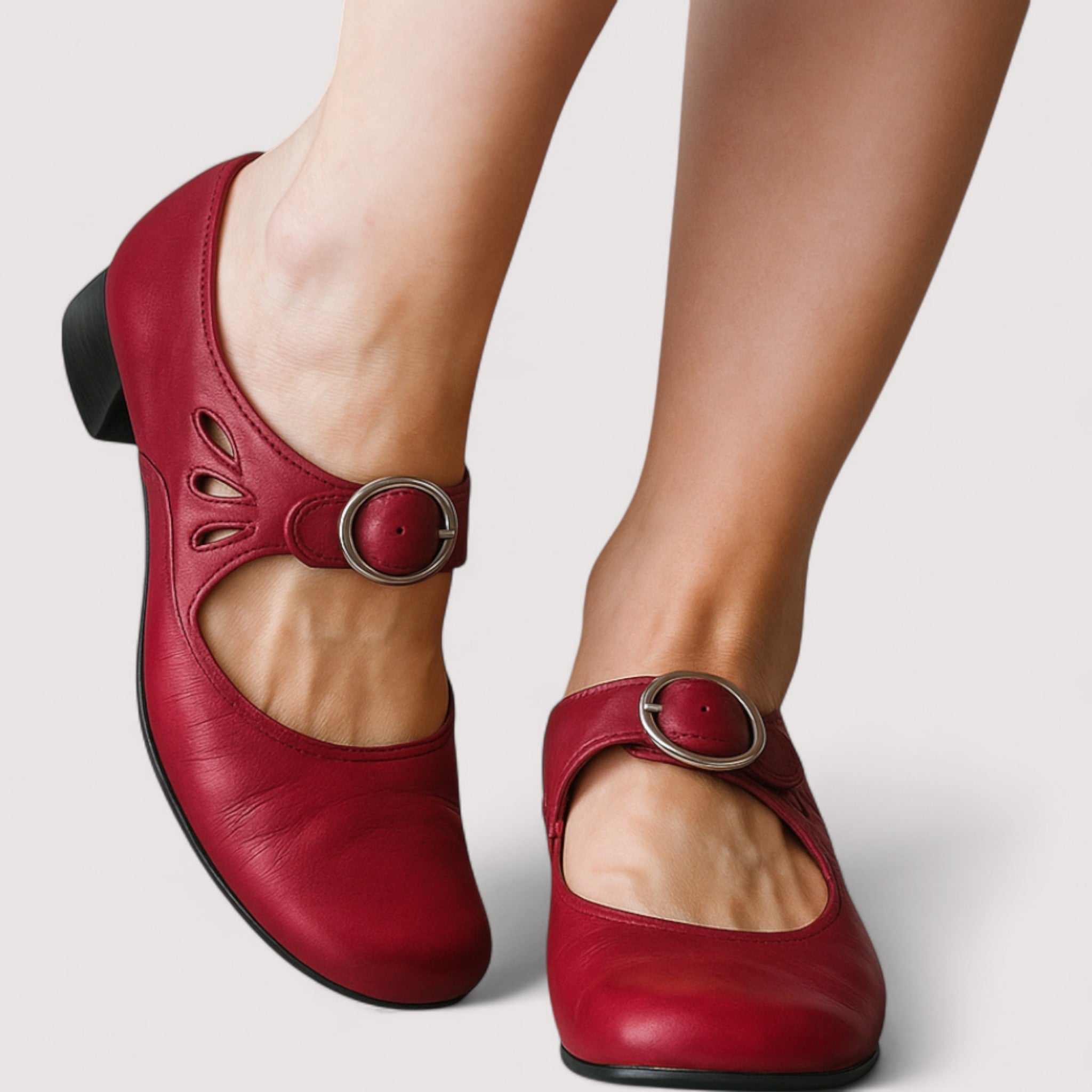 JESSICA | Elegant Orthopaedic Leather Shoes with Wedge Sole