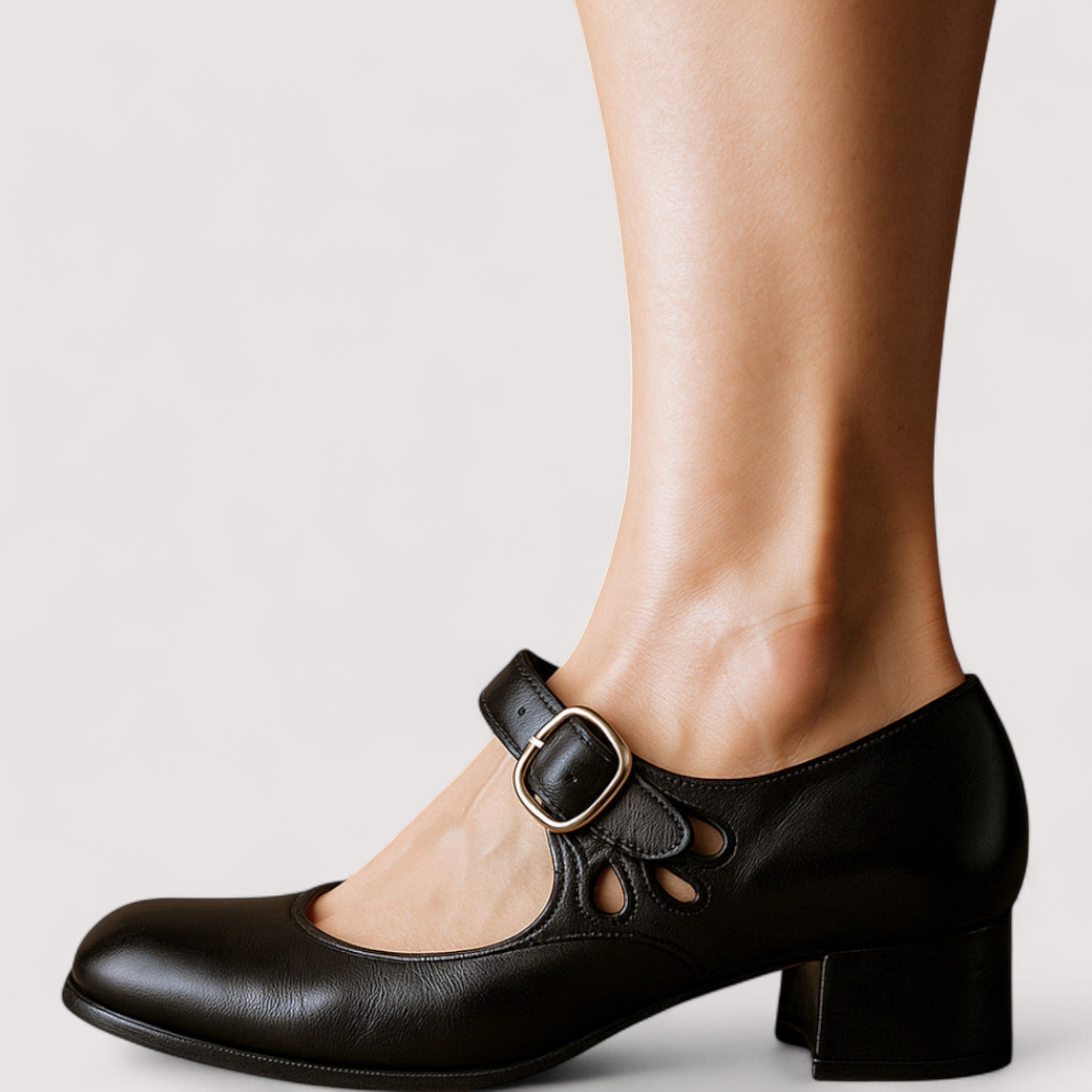 JESSICA | Elegant Orthopaedic Leather Shoes with Wedge Sole