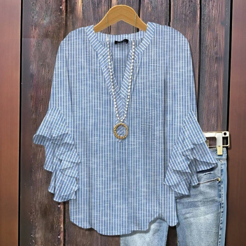 BIBA | Elegant Striped Blouse