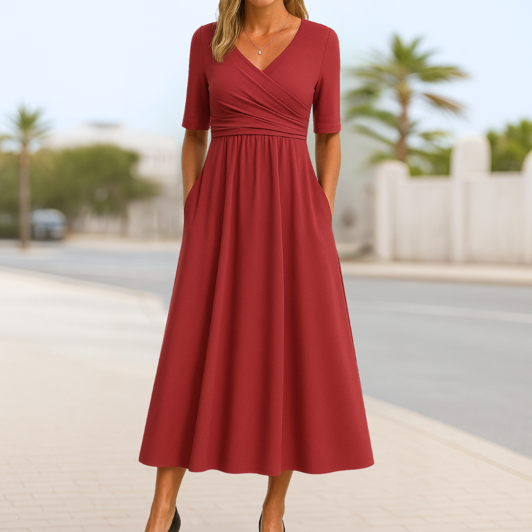 NIKA | Elegant and Tummy Flattering Dress