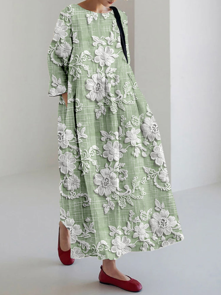 OLIVIA | Graceful Printed Dress