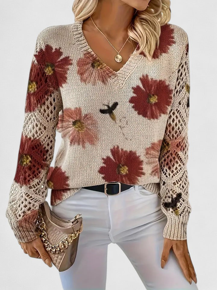 LIZA | Cozy Flower Sweater