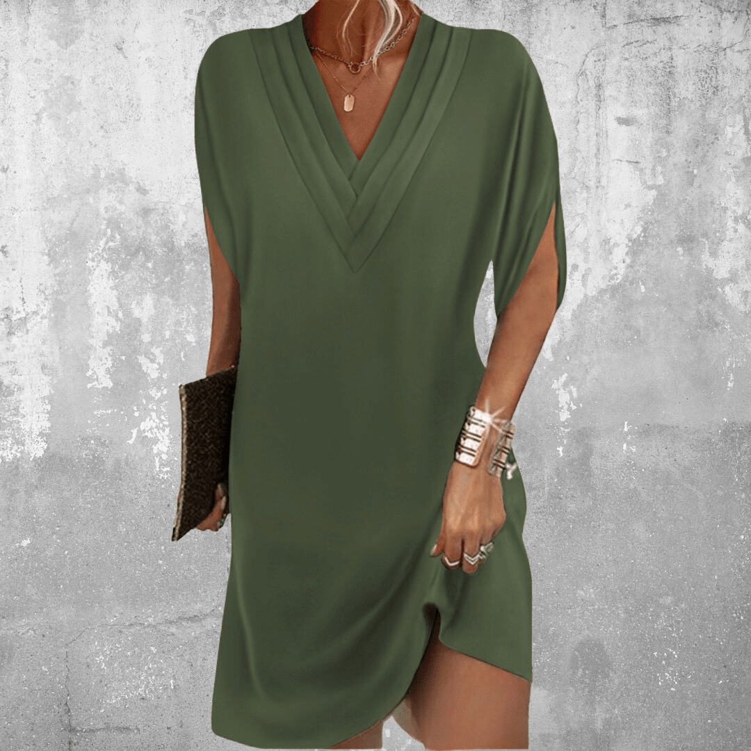 AMELIA | Elegant Tummy Covering Dress