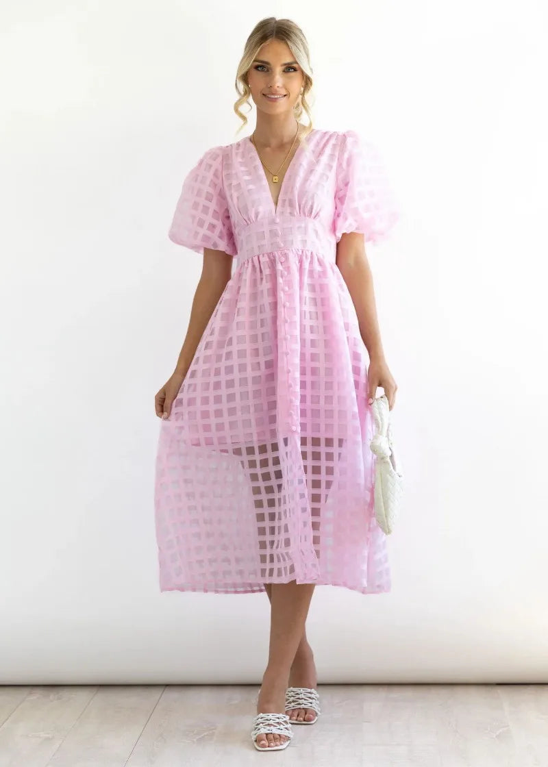 LENA | Puff Sleeve Dress