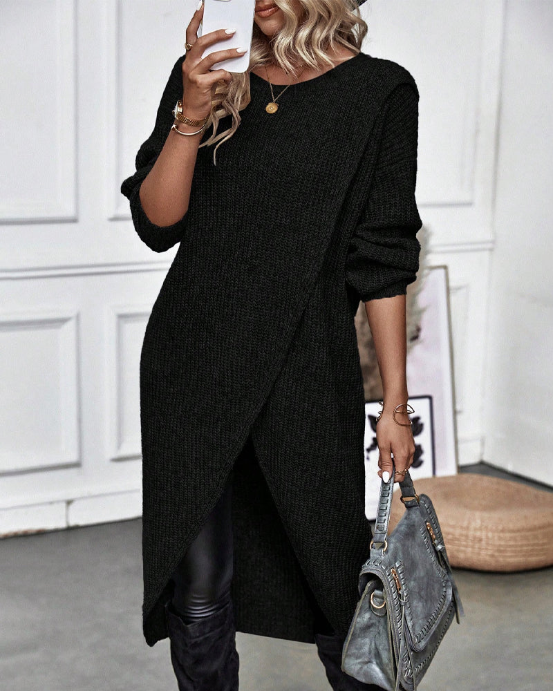 IGGY | Stylish Cotton Blend Sweater Dress