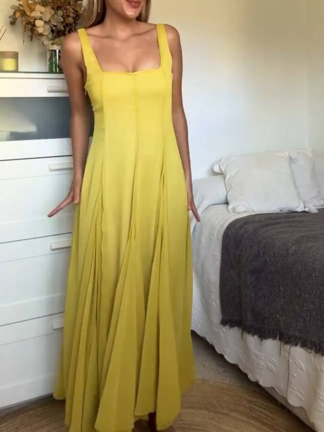 EMMAI | Yellow Flowy Dress
