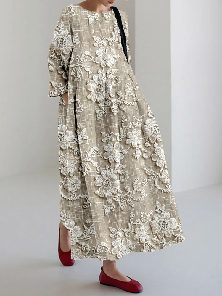 OLIVIA | Graceful Printed Dress