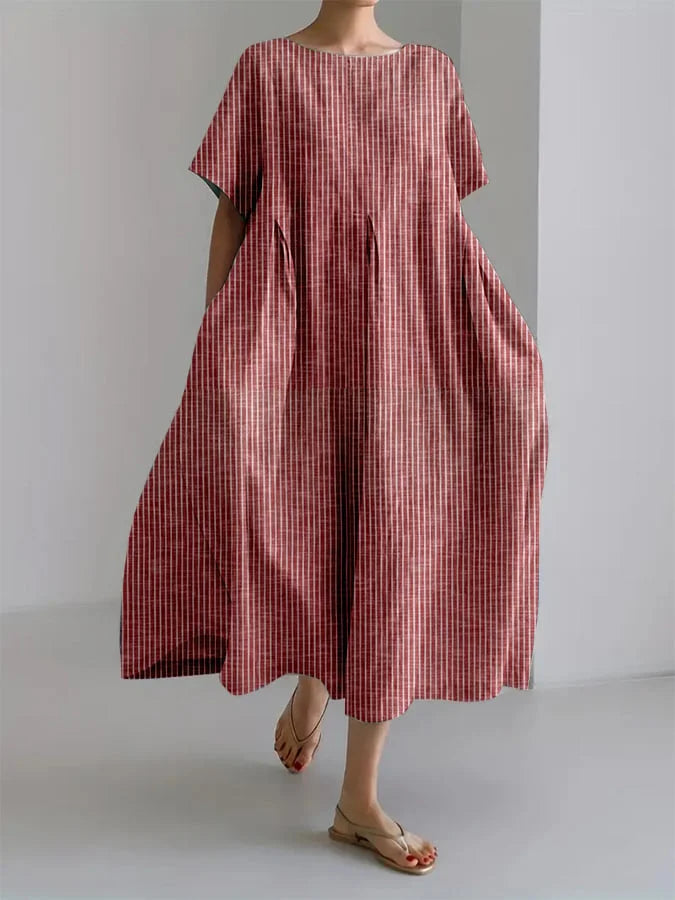 BIANCCA | Striped Retro Dress