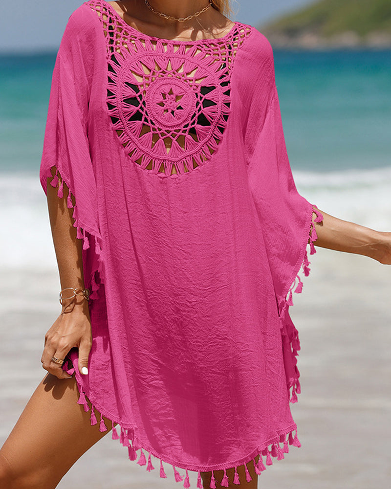 IRMINA | Beach Towel with Pom Poms