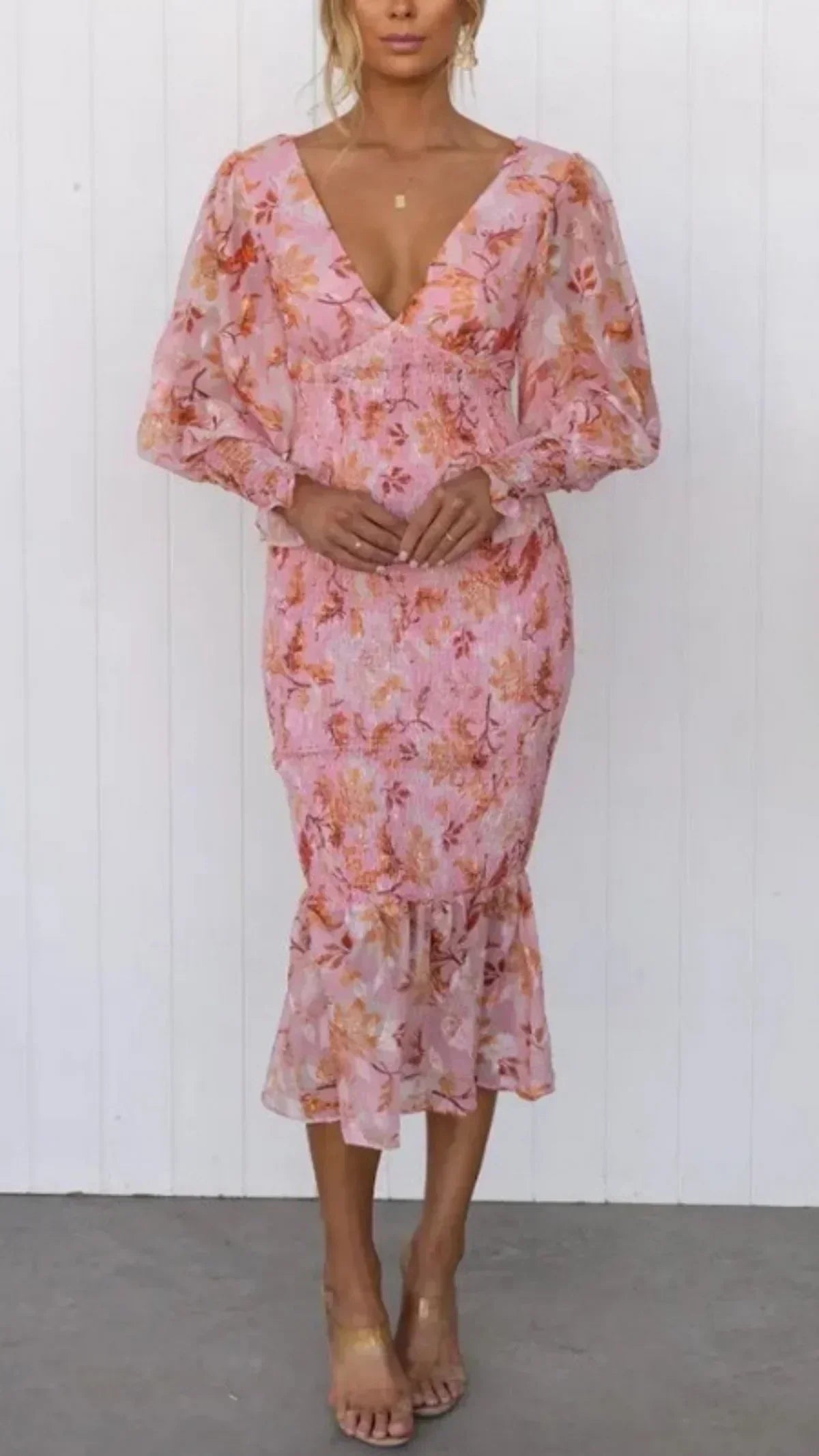 MILEY | Dress with Floral Print