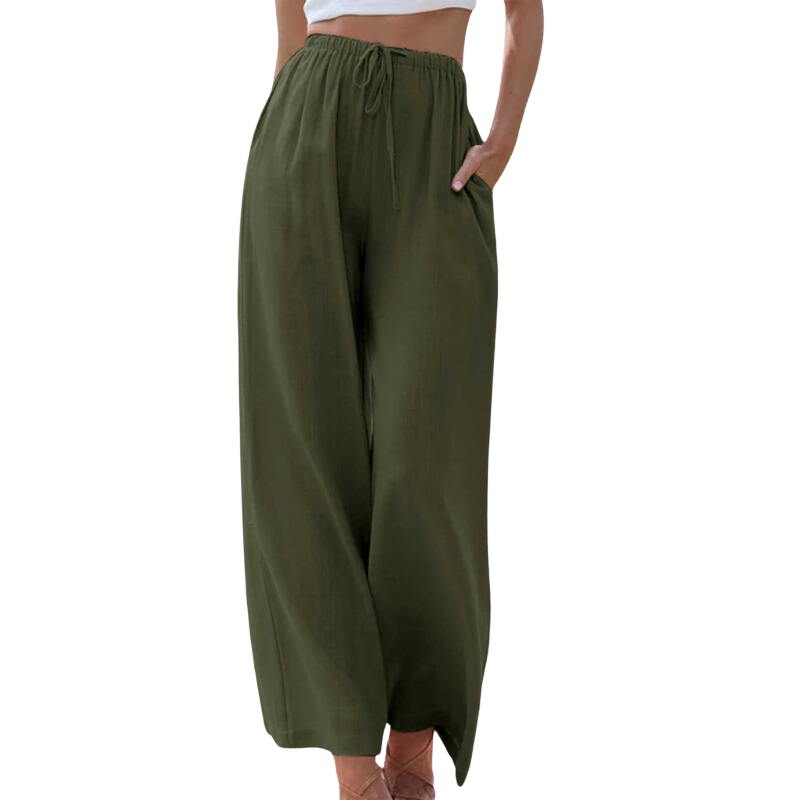 RUTH | Elegant cotton and linen trousers